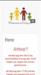 Mobile Screenshot of muetterzentrum-erding.de