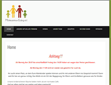 Tablet Screenshot of muetterzentrum-erding.de